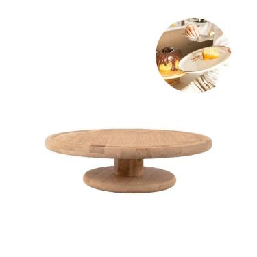 Imagem de Boleira de Bambu Sense - 27,5x27,5x10cm - Sustentável