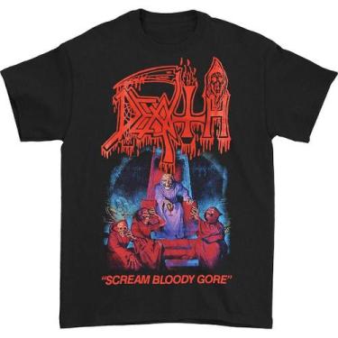 Imagem de Camiseta Death Scream Bloody Gore - Rockinstone