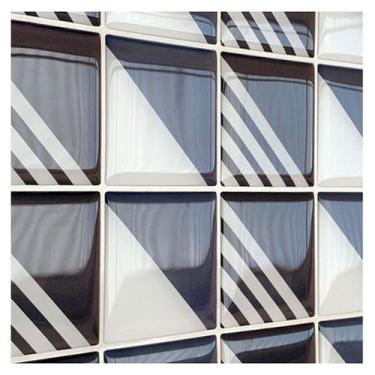 Imagem de Pastilha Adesiva Linhas Abstratas - Kit com 4 Placas Adesivas 3M - no-