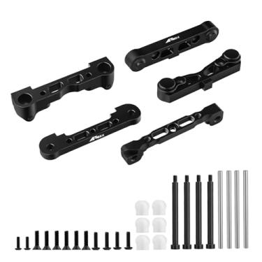 Imagem de NMNRC Alloy Arm Suspension Mount & Hing Pin Kit for Arrma 1/7 Felony Infraction Limitless Fireteam Mojave 6s BLX 1/8 Typhon Kraton Outcast Talion Nortorious 6S BLX EXB Upgrades Part Black
