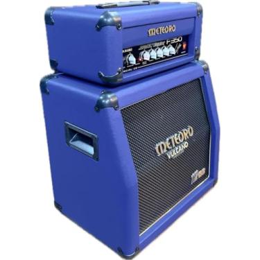 Imagem de Kit Cabeçote Meteoro F350 Faiska com Caixa Passiva 112GS Azul