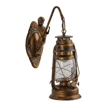 Imagem de Ｂｅｓｇａ Luminária de parede com lanterna, luminária de vidro para entrada, porta de entrada de celeiro, com Sereia