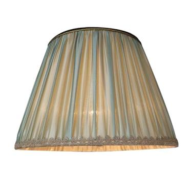 Imagem de lamp shades Abajur plissado de tecido feito à mão, luminária de mesa, piso, capa de reposição em formato de leque, 7,87" superior x 11,81" inferior 8,66"(Figure6)