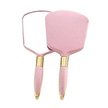 Imagem de TLTDSMY Espelho de maquiagem de viagem portátil espelho de maquiagem bonito simples espelho de maquiagem portátil cômoda de quarto feminino pequeno espelho de maquiagem espelho de maquiagem espelho de