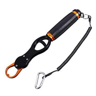 Imagem de Alicates de pesca, dispositivo de controle de peixe, controle de pesagem, alicates de pesca, subalicates, multifunções, alicate de pesca, grampo de equipamento de pesca, alicate de isca (preto)