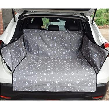 Imagem de LUYILA Capa de assento de cachorro capa de assento de carro para animais de estimação, rede de carro 100% impermeável para cães, capa de assento de carro SUV Oxford, tapete impermeável para cães gatos