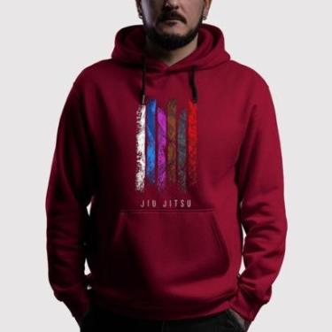Imagem de Blusa de Moletom Canguru Com Capuz Jiu Flanelada Jiu Jitsu-Masculino