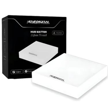 Imagem de Hub Matter Zigbee Thread Novadigital Compatível Tuya Alexa Google Assistant, Automação Residencial MT-01