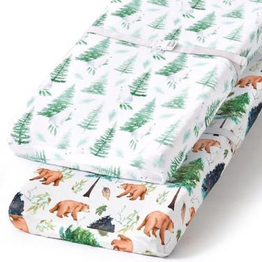 Imagem de Fundas para Cambiador de Bebé BROLEX Paquete de 2, Suaves y Elásticas 