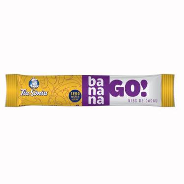Imagem de Barra Tia Sonia Banana Go! Nibs de Cacau Zero Adição de Açucar 22g