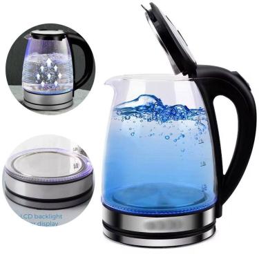 Imagem de Chaleira Elétrica De Vidro Jarra 2L 1000W Desl Auto 110V