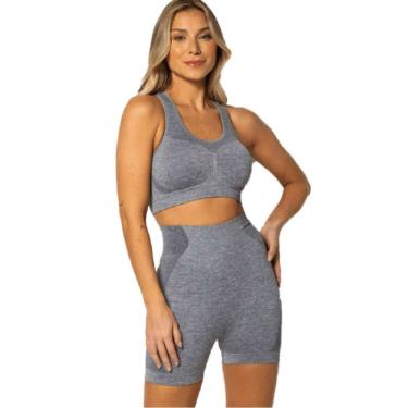 Imagem de Bermuda Trifil AF Esportiva Levanta Bumbum Fem - Mescla