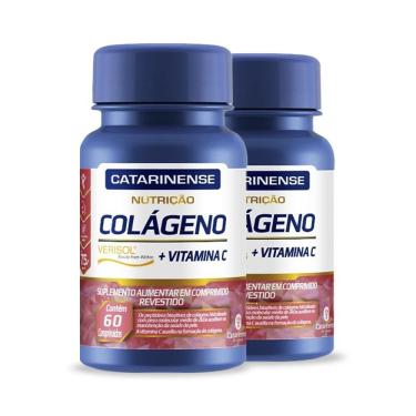 Imagem de Kit 2 Colágeno Verisol + Vitamina C Catarinense 60 Cápsulas