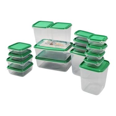 Imagem de ZJchao BINS DE FRIDGE RECIPIENTE DE ALIMENTOS VAZAMENTO PROVA AERTIGHT ALIMENTAR GRAU TAMANHOS PLÁSTICOS VÁRIOS COM TAMANHAS PARA ORGANIZAÇÃO DE LEFTOVERS