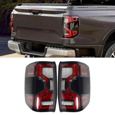 Imagem de Lanterna traseira de LED traseira esquerda direita montagem de luzes traseiras lâmpada de canto ampla compatível com Ranger T9 2022-2025