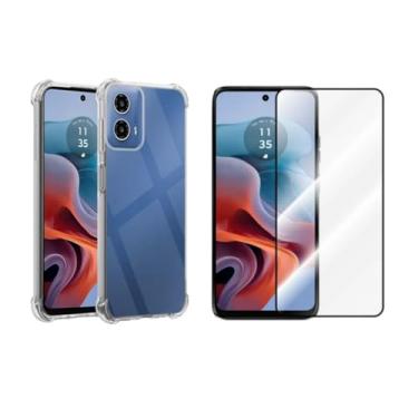 Imagem de Capinha + pelicula de vidro 3D compativel com MOTO G34