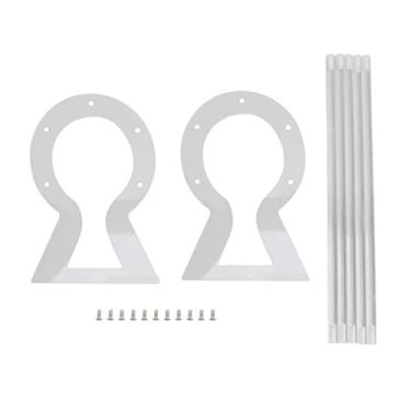 Imagem de Pilipane Suporte de faixa de cabelo acrílico transparente suporte de armazenamento de joias para meninas adolescentes mulheres presentes penteadeira quarto