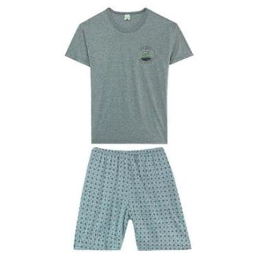 Imagem de Pijama Masculino Estampa Big Bear Malwee - VERDE - M-Masculino