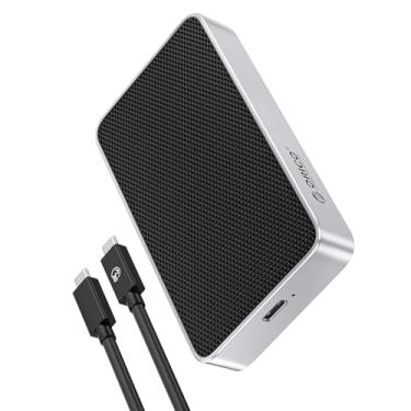 Imagem de ORICO Gabinete SSD M.2 NVMe de 80 Gbps, silencioso, compatível com interface Thunderbolt 5/4/3/USB 4, suporta M2 NVMe M-Key M+B-Key 2280 SSD-X50