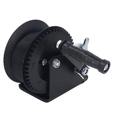 Imagem de Cryfokt Guincho de Reboque Pequeno Com Força de Tração de 1600 Libras, Guincho Manual de Liga de Aço Ergonômico para Caminhões de Barco, Serviço Pesado para Equipamentos de Gramado