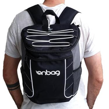 Imagem de Mochila Térmica ONBAG para Cerveja Cooler Bag Marmita - Pode por Gelo Não Vaza PVC Premium (Preto)