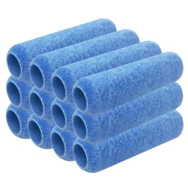 Imagem de Great Andrew Pacote com 12 capas de rolo de pintura de 23 cm de soneca, fibras densas, kit de rolo de pintura grande para pintura texturizada, superfícies ásperas, lisas, paredes, pisos, casa