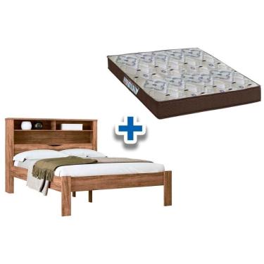 Imagem de Colchão Casal D45 Ortobom + Cama Invicta Atacama