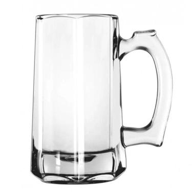 Imagem de Caneca De Chopp Vidro Temperado Cerveja Congelavel Zero Grau 360ml
