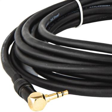 Imagem de Cabo Adaptador P2 Estereo 90° Para P10 Estereo - 80 Cm