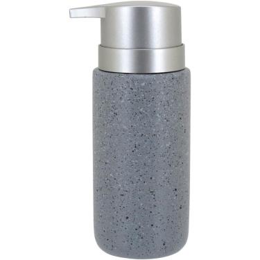 Imagem de Clássico Porta Sabonete Liquido 16X8X6Cm 260Ml Cerâmica Cinza