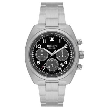 Imagem de Relógio Orient Masculino Ref: Mbssc297 P2sx Solar Cronógrafo Prateado