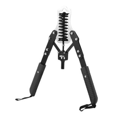 Imagem de Colaxi Aparelho de exercício para braços com barra giratória de resistência ajustável para treinamento muscular dos ombros, profissional, em aço, Mola única