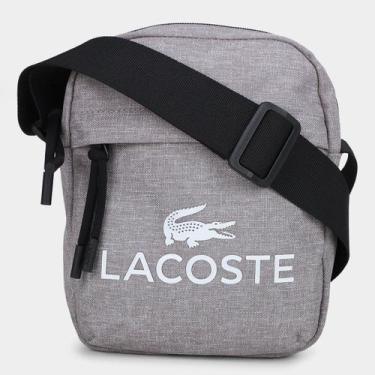 Imagem de Shoulder Bag Lacoste Homme, Cinza, Único