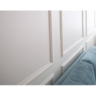 Imagem de Kit 3 Molduras Boiserie 90x60 MDF Autocolante