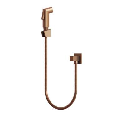 Imagem de Ducha Higiênica Completa Quadrado Rose 1739 - REAL, Rose