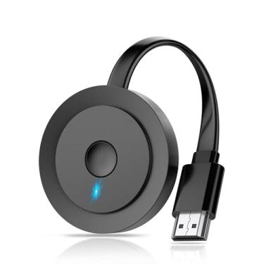 Imagem de Adaptador de tela HDMI sem fio 4K, dongle SOCLLLife Screen Casting para i-Phone, Android, laptop, PC para HDTV/projetor/monitor, suporta Airplay, Miracast, DLNA para filmes, vídeos, apresentações