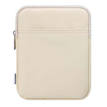 Imagem de Dadanism Capa acolchoada universal de 16 a 7 polegadas para eReader 2024 da Colorsoft Signature Edition de 17,8 cm e eReader Book de 15,2 cm, capa protetora para e-reader Kobo, bege