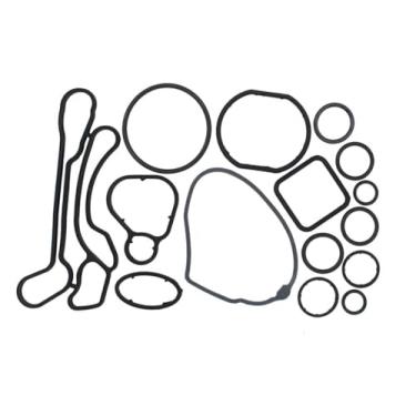 Imagem de Unifizz Kit completo de vedação de vedação do refrigerador de óleo do motor para Chevrolet Aveo 2009-2011, Cruze 2011-2016, para Sonic 2012-2017, para Pontiac G3 & Wave 2009, Saturn Astra XE e XR 2008