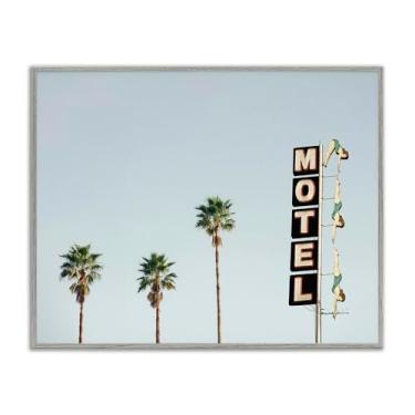 Imagem de Stupell Industries Diving Ladies Motel Sign Gray Framed Giclee Art, design by Sisi and Seb, 11 x 14