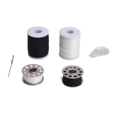 Imagem de Conjunto de linha de costura Carretéis de bobinas de metal Agulha de reposição e ferramenta de rosqueamento para máquina de costura doméstica Kit de acessórios compatíveis com