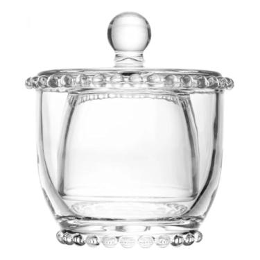 Imagem de Manteigueira Francesa de Vidro com Tampa 150g – Porta Manteiga Transparente Elegante para Cozinha e Mesa Posta