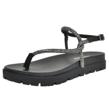 Imagem de Papete Via Marte Rasteira Ref 102-008-01 Preto 036