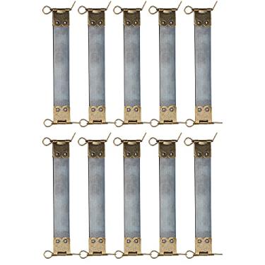 Imagem de Bolsa quadro interno metal ferro bronze 10cm 10 pçs feito à mão diy acessórios de costura para carteiras bolsas de moedas pequenos sacos