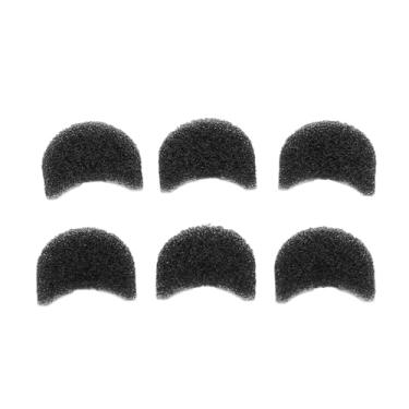 Imagem de Zopsc Protetor de para Microfone de Câmera de Ação de 6 Peças, Pára-brisas de Microfone Portátil Com Redução de Ruído de Esponja, Compatível Com GO3 GO3S para Efeito de Som