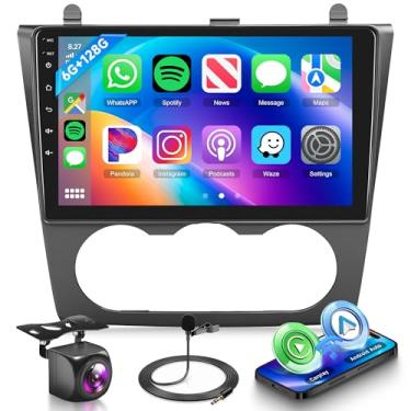 Imagem de Orderich Rádio veicular Android 6G + 128G para Nissan Teana 2008-2012 com carro sem fio CarPlay Android Auto, tela sensível ao toque de 10 polegadas, conexão espelhada, navegação GPS, WiFi, Bluetooth