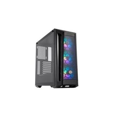Imagem de Gabinete Gamer Cooler Master MasterBox MB511, Mid Tower, 3x Fans ARGB Frontais, Lateral em Vidro Temperado, Preto - MCB-B511D-KGNN-RGA