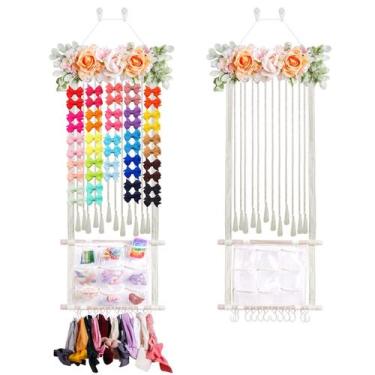 Imagem de Suporte de laço de cabeça/cabelo mligril para decoração de flores para