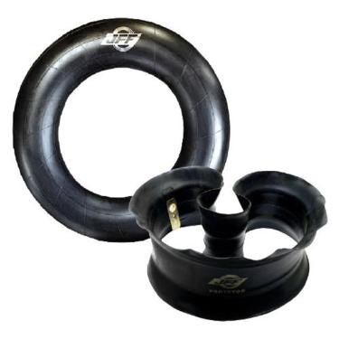 Imagem de Kit Câmara de Ar 750-16 Aro 16 Tr75a Jff Camaras + Protetor 16r 173 mm Jff