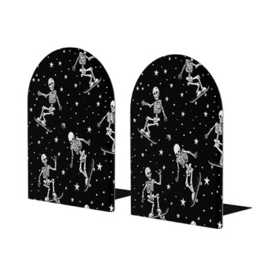 Imagem de Esqueleto esportivo estrelas grandes suportes de livros de madeira suporte decorativo antiderrapante resistente terminais de livro para mesa de escritório em casa biblioteca de estudo escolar