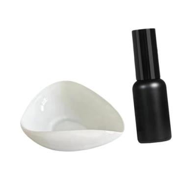 Imagem de Ioensy Conjunto de copo dosador e frasco spray para grãos de café, bandeja medidora, pulverizador recarregável, bandeja de pesagem, acessórios para bar, casa, Branco